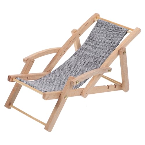 CORHAD Miniatur Strand Liegestuhl Modell Leichter Holzrahmen Kindgerecht und Sicher Puppenhaus Deko Zubehör Fördert Kreativität und Motorische Fähigkeiten Kompakt für Einfache CORHAD Miniatur Strand Liegestuhl Modell Leichter Holzrahmen Kindgerecht und Sicher Puppenhaus Deko Zubehör Fördert Kreativität und Motorische Fähigkeiten Kompakt für Einfache von CORHAD