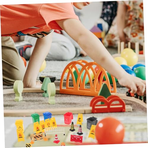CORHAD Miniatur Verkehrsabsperrung Realistische Baustellen Straßenschilder Pädagogisches Verkehrsschild Simulation für Kreativ Lernfördernd und Dekorativ CORHAD Miniatur Verkehrsabsperrung Realistische Baustellen Straßenschilder Pädagogisches Verkehrsschild Simulation für Kreativ Lernfördernd und Dekorativ von CORHAD