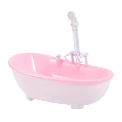 CORHAD Miniaturpuppenbadewanne Elektrisches Spritzbadspielzeug für Kreatives und Badespaß für Jungen Batterien Miniaturdekoration CORHAD Miniaturpuppenbadewanne Elektrisches Spritzbadspielzeug für Kreatives und Badespaß für Jungen Batterien Miniaturdekoration von CORHAD