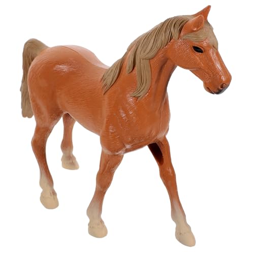 CORHAD Modellpferd Kinder-Pferd-Geschenk Plastikpony pferdespielzeug für die Kinder bauernhofspielzeug Spielzeuge Kinderspielzeug künstliches Pferdemodell Pferdeverzierung aus Kunststoff von CORHAD