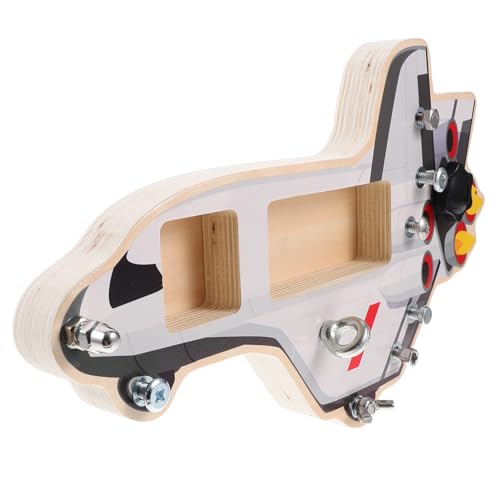 CORHAD Montessori Busy Board Holzspielzeug mit Weltraum Raumschiff Design Sensorisches Lernspielzeug für Kleinkinder Kreativität und Problemlösung Sicheres Montessori für Jungen und CORHAD Montessori Busy Board Holzspielzeug mit Weltraum Raumschiff Design Sensorisches Lernspielzeug für Kleinkinder Kreativität und Problemlösung Sicheres Montessori für Jungen und von CORHAD