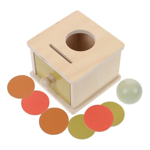 CORHAD Montessori Lernspielzeug Box für Kleinkinder Greifspielzeug mit Kugel Münzfallfunktion Fördert Hand Auge koordination und Feinmotorik Pädagogisches Kinderspielzeug für Jungen und CORHAD Montessori Lernspielzeug Box für Kleinkinder Greifspielzeug mit Kugel Münzfallfunktion Fördert Hand Auge koordination und Feinmotorik Pädagogisches Kinderspielzeug für Jungen und von CORHAD