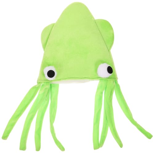 CORHAD Oktopus Kostüm Cartoon Hut Requisite Hut Lustige Hut Requisite Tiere Hut Party Hut Requisite Kreativer Hut Kopfschmuck Kostüm Hut Requisite von CORHAD
