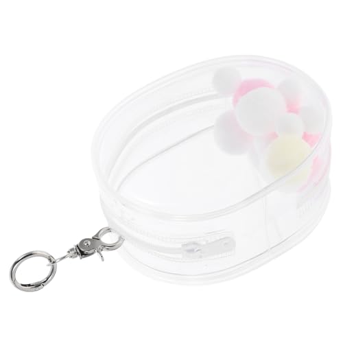 CORHAD PVC Transparente Puppentragetasche Mini Klarer Reisebeutel mit Reißverschluss Vielseitig für Puppenlagerung und Alltag Geeignet Zufällige Farbe Zufällige Farbe von CORHAD