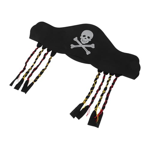CORHAD Piratenhut mit Realistischen Zöpfen Weiches Eva material Authentisches Piratenkostüm Zubehör für Damen für Halloween Karneval Mottoparty und Cosplay CORHAD Piratenhut mit Realistischen Zöpfen Weiches Eva material Authentisches Piratenkostüm Zubehör für Damen für Halloween Karneval Mottoparty und Cosplay von CORHAD