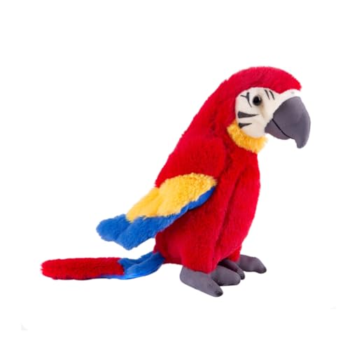 CORHAD Plüsch Papagei Kuscheltier Realistisches Vogelspielzeug Weiches Formstabiles Stofftier Dekoratives Kinderzimmer und Wohnaccessoire Niedliches für Junge und Mädchen CORHAD Plüsch Papagei Kuscheltier Realistisches Vogelspielzeug Weiches Formstabiles Stofftier Dekoratives Kinderzimmer und Wohnaccessoire Niedliches für Junge und Mädchen von CORHAD