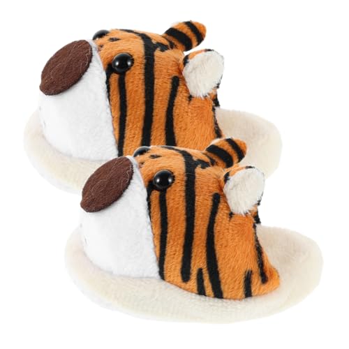 CORHAD Plüsch Tierhausschuhe für Puppen Niedliche Cartoon Accessoires Weiche Tiermotiv Schuhe Gemütliche Miniatur Hausschuhe Passende Puppenbekleidung CORHAD Plüsch Tierhausschuhe für Puppen Niedliche Cartoon Accessoires Weiche Tiermotiv Schuhe Gemütliche Miniatur Hausschuhe Passende Puppenbekleidung von CORHAD