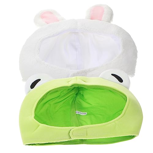 CORHAD Plüsch Tierohren Kopfband Teiliges mit Hasen und Froschmütze Weiche Foto Requisiten für Erwachsene und Bequemes Kreatives Kostümzubehör für Party und Rollenspiel CORHAD Plüsch Tierohren Kopfband Teiliges mit Hasen und Froschmütze Weiche Foto Requisiten für Erwachsene und Bequemes Kreatives Kostümzubehör für Party und Rollenspiel von CORHAD