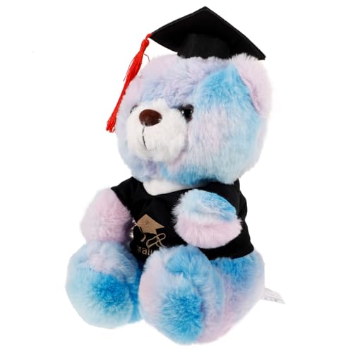CORHAD Plüschbär mit Doktorhut Graduation Stuffed Bear aus Weichem PP Baumwolle Material Kleines Niedliches Stofftier als Abschlussgeschenk und Dekoration für Party Sofa Auto Bett von CORHAD