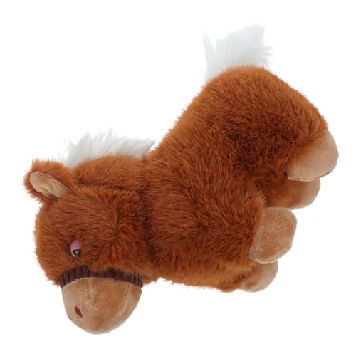 CORHAD Plüschtier Mit Pferde-Sternzeichen: Maskottchenpuppe Zum Chinesischen Neujahr 2026, 25 cm, Weiches Braunes Stofftier Für Kinder Und Erwachsene, Dekoration Für Zuhause, Büro Und CORHAD Plüschtier Mit Pferde-Sternzeichen: Maskottchenpuppe Zum Chinesischen Neujahr 2026, 25 cm, Weiches Braunes Stofftier Für Kinder Und Erwachsene, Dekoration Für Zuhause, Büro Und von CORHAD