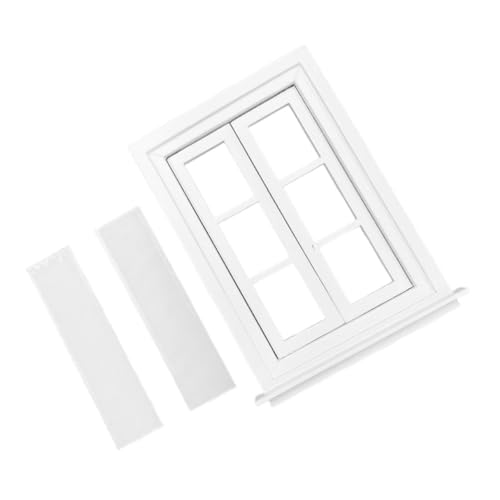 CORHAD Dollhouse Doll House Miniatur Fensterdekoration Für Puppenhaus Holzrahmen Ornament Klappbares Design Weißes 6 Fächer Fenster Ideal Für Mini Landschaftsmodelle Und Mini Zubehör CORHAD Dollhouse Doll House Miniatur Fensterdekoration Für Puppenhaus Holzrahmen Ornament Klappbares Design Weißes 6 Fächer Fenster Ideal Für Mini Landschaftsmodelle Und Mini Zubehör von CORHAD