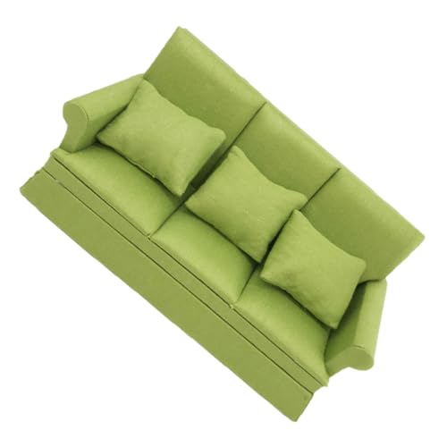 CORHAD Puppenhaus Mini Couch Kissen Set 112 Miniaturmöbel Mit 3 Kissen Wohnzimmer Accessoire CORHAD Puppenhaus Mini Couch Kissen Set 112 Miniaturmöbel Mit 3 Kissen Wohnzimmer Accessoire von CORHAD