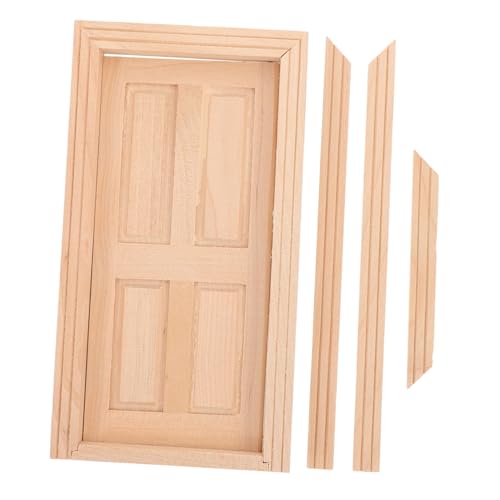 CORHAD Puppenhaus Tür DIY Holz Türmodell Langlebig Realistische Wohnzimmertür Holz Puppenhaus Zubehör für Schlafzimmer Küche CORHAD Puppenhaus Tür DIY Holz Türmodell Langlebig Realistische Wohnzimmertür Holz Puppenhaus Zubehör für Schlafzimmer Küche von CORHAD