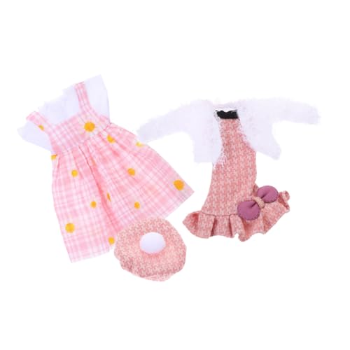 CORHAD Puppenkleidung für Mädchen mit Rosa Blütenrock und Plüschjacke Waschbare Leichte Puppenoutfits für Rollenspiel und Geschenkideen CORHAD Puppenkleidung für Mädchen mit Rosa Blütenrock und Plüschjacke Waschbare Leichte Puppenoutfits für Rollenspiel und Geschenkideen von CORHAD