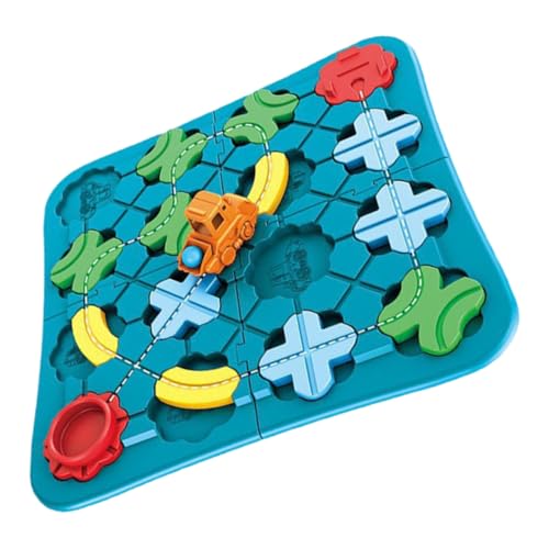 CORHAD Puzzle Set Track Pädagogisches für Kleinkinder Jahre Fördert Kreatives Denken DIY streckenbau Sicheres Material Lernspielzeug für Stadterkundung von CORHAD
