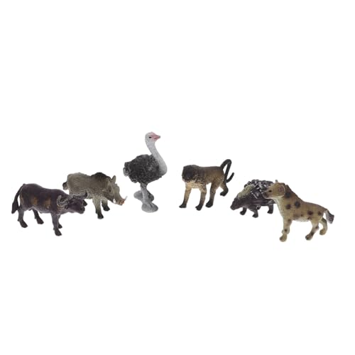 CORHAD Realistische Afrikanische Tiermodelle Aus Kunstharz Landschaftsszene 6 Mini-tierfiguren Für Sammler Dekoration CORHAD Realistische Afrikanische Tiermodelle Aus Kunstharz Landschaftsszene 6 Mini-tierfiguren Für Sammler Dekoration von CORHAD