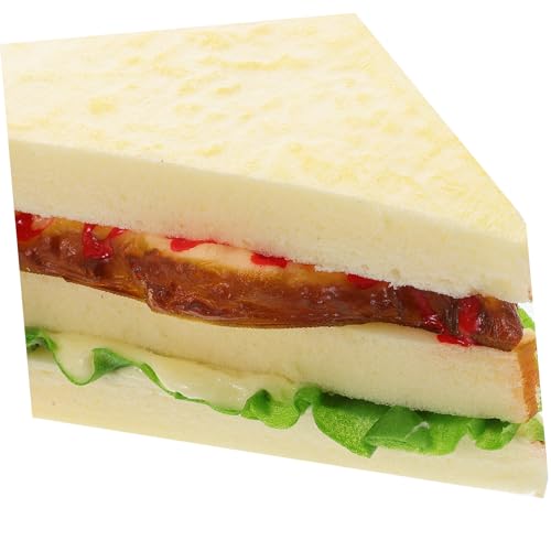 CORHAD Realistische Künstliche Sandwich Modelle Detailgetreue Essens deko für Party Food Props Pädagogisches Küchenspielzeug für Vielseitig Einsetzbar bei Rollenspielen CORHAD Realistische Künstliche Sandwich Modelle Detailgetreue Essens deko für Party Food Props Pädagogisches Küchenspielzeug für Vielseitig Einsetzbar bei Rollenspielen von CORHAD