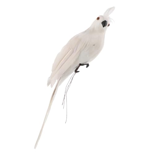 CORHAD Realistisches Künstliches Papagei-Ornament Mini-papagei-bastelarbeit Aus Schaumstoff Für Regal Lebensechte Vogel-skulptur Garten- von CORHAD