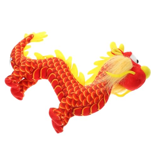 CORHAD Rotes Dragon Plush Toy Kuscheltier Geburtstag Geschenk Weiches Stofftier Plüsch Drache Niedliche Spielfigur für Mädchen Jungen Kinderzimmer Dekoration von CORHAD