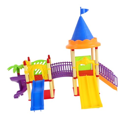 CORHAD Rutschenspielzeug Landschaftssimulation Mini Rutschenspielzeug Modell DIY Dekor Rutschen Für Kinderzubehör Rutsche Für Puppenhaus Kinderrutsche Miniatur von CORHAD
