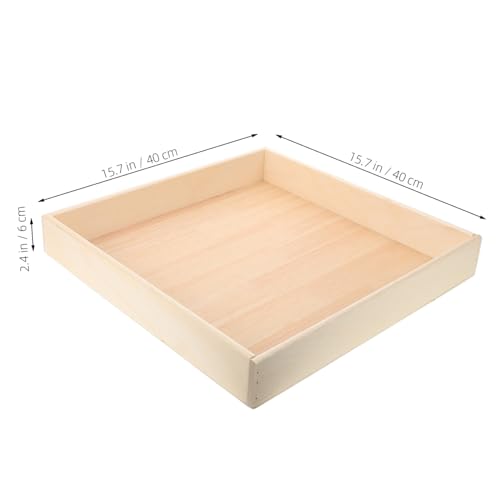 CORHAD Sandkasten Holz Sandspielzeug für Tisch Sichere Aufbewahrungsbox Kreatives Sandspiel für Drinnen Fördert Fantasie und Spielspaß CORHAD Sandkasten Holz Sandspielzeug für Tisch Sichere Aufbewahrungsbox Kreatives Sandspiel für Drinnen Fördert Fantasie und Spielspaß von CORHAD