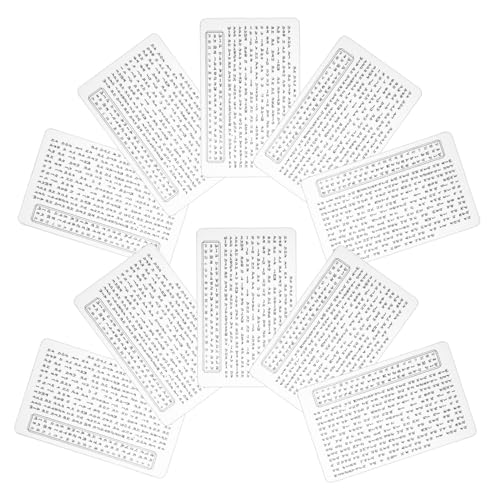 CORHAD 10 Amulettkarten Feng Shui Sammlung Buddhistischer Symbole Aus PVC Für Heim Und Dekoration CORHAD 10 Amulettkarten Feng Shui Sammlung Buddhistischer Symbole Aus PVC Für Heim Und Dekoration von CORHAD