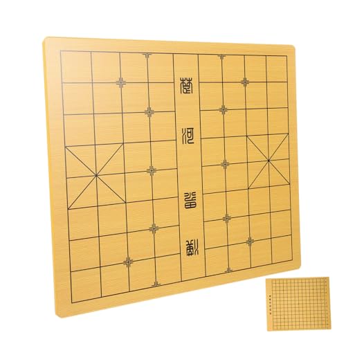 CORHAD Schachbrett aus Doppelseitiges Schachspiel für Chinesisches Schach und Gobang Familienaktivitäten Strapazierfähig und Leicht Fördert Strategisches CORHAD Schachbrett aus Doppelseitiges Schachspiel für Chinesisches Schach und Gobang Familienaktivitäten Strapazierfähig und Leicht Fördert Strategisches von CORHAD