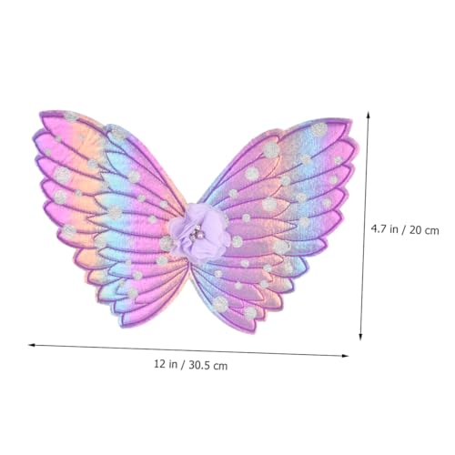 CORHAD Schmetterlingsflügel Cosplay Flügel Farbverlauf Violett Leichtes Performance Kostüm Flügel für Bühnenauftritte und Festivals CORHAD Schmetterlingsflügel Cosplay Flügel Farbverlauf Violett Leichtes Performance Kostüm Flügel für Bühnenauftritte und Festivals von CORHAD