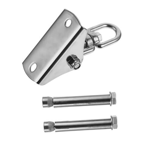 CORHAD Schwerlast Edelstahl Deckenhaken Drehbar Hängesessel Aufhängung Haken Für Schaukel Hängematte Indoor Outdoor Robust Frei Mit Befestigungsschrauben von CORHAD