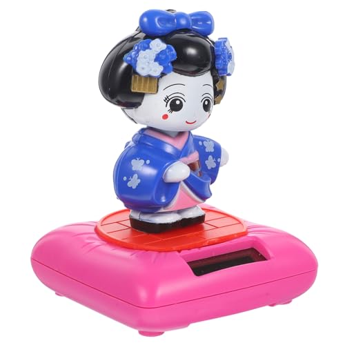 CORHAD Solar Betriebene Kimono Puppe mit Kopfschüttel Design Kleine Kunststofffigur Stehende Tischdekoration für Auto Büro Haus Fröhliche Batteriefreie Solar Ornamente CORHAD Solar Betriebene Kimono Puppe mit Kopfschüttel Design Kleine Kunststofffigur Stehende Tischdekoration für Auto Büro Haus Fröhliche Batteriefreie Solar Ornamente von CORHAD