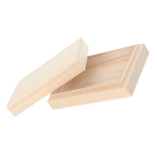 CORHAD Spielkarten Aufbewahrungsbox aus Hochwertigem Holz Multifunktionaler Pokerkartenhalter Staubdicht Kompakt Robust und Tragbar für Karten Schmuck und Kleine Gegenstände von CORHAD