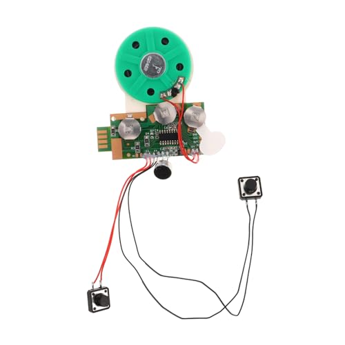 CORHAD Sprachmodul für Grußkarten Aufnahme Soundchip Druckknopfbedientes Audio Modul für DIY Geburtstags und Weihnachtskarten Vielseitig Einsetzbar für Kreative Designs CORHAD Sprachmodul für Grußkarten Aufnahme Soundchip Druckknopfbedientes Audio Modul für DIY Geburtstags und Weihnachtskarten Vielseitig Einsetzbar für Kreative Designs von CORHAD
