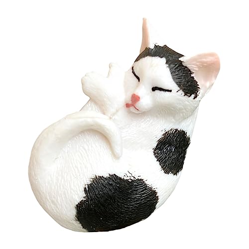 CORHAD Süße Katzenfigur Kunststoff Kätzchen Statue Tischdekoration Accessoire Für Katze CORHAD Süße Katzenfigur Kunststoff Kätzchen Statue Tischdekoration Accessoire Für Katze von CORHAD