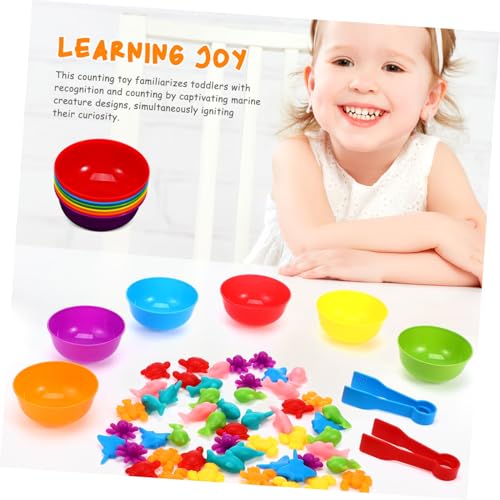 CORHAD Teiliges Montessori Meeres Tier aus Weichem TPE Farblich Sortierbares Lernspielzeug für Kleinkinder Fördert Zählen Hand Auge Koordination und Motorische Fähigkeiten CORHAD Teiliges Montessori Meeres Tier aus Weichem TPE Farblich Sortierbares Lernspielzeug für Kleinkinder Fördert Zählen Hand Auge Koordination und Motorische Fähigkeiten von CORHAD