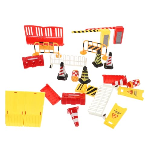 CORHAD Teiliges Verkehrszeichen Spielset aus Stabilem Miniatur Straßenblockaden mit Leuchtenden Farben Robust und Leicht Pädagogisches Verkehrssimulation CORHAD Teiliges Verkehrszeichen Spielset aus Stabilem Miniatur Straßenblockaden mit Leuchtenden Farben Robust und Leicht Pädagogisches Verkehrssimulation von CORHAD