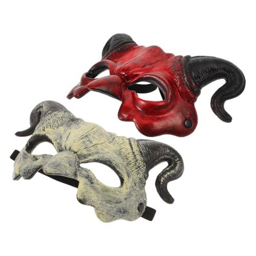CORHAD Teufelsmaske Gotikmaske Gruselige Maskerade Maske Teufel Dämon Maske Halbgesichtsmaske Cosplay Halloween Halbgesichtsmaske Gummischaum CORHAD Teufelsmaske Gotikmaske Gruselige Maskerade Maske Teufel Dämon Maske Halbgesichtsmaske Cosplay Halloween Halbgesichtsmaske Gummischaum von CORHAD