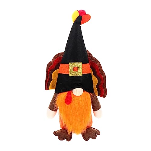 CORHAD Thanksgiving Gnomes Puppe Handgefertigt Lustige Deko Warmes Festival für Familien Party Tisch von CORHAD