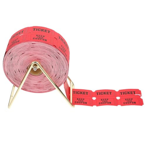 CORHAD Tombola Tickets Rolle mit Robustem für Veranstaltungen Spiele Vielseitig Einsetzbar Perforierte Lose für Große Feiern und Wahlen von CORHAD