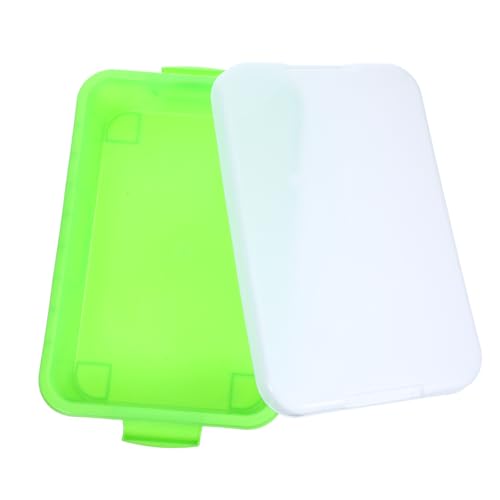 CORHAD Tragbare Sandkasten Aufbewahrungsbox mit Deckel Handliches Sandspielzeug Aufbewahrungsbehälter Leichte Kunststoffbox für Outdoor Sandbox Spiele Sicherer Transport für Sand und Grün von CORHAD