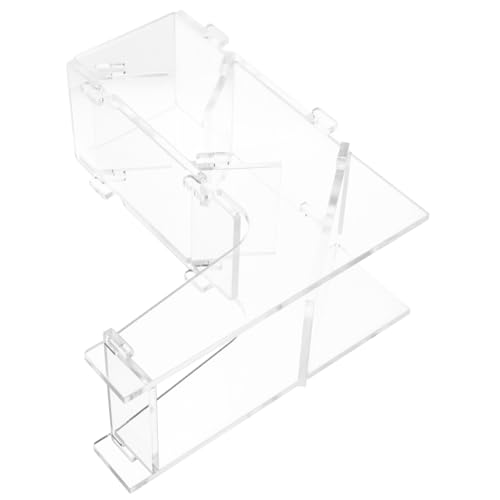 CORHAD Tragbarer Würfelturm aus Klarem Acryl Kompakter Dice Rolling Tower für Brettspiele Transparenter Würfelroller zur Fairen Würfelkontrolle für Unterwegs und Tabletop Spiele von CORHAD