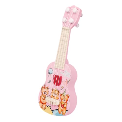 CORHAD Ukulele Cartoon Bär Design Musikinstrument für Kleinkinder Anfänger Geschenk Dekorationsobjekt für Hawaiianische Partys und Fotorequisiten von CORHAD