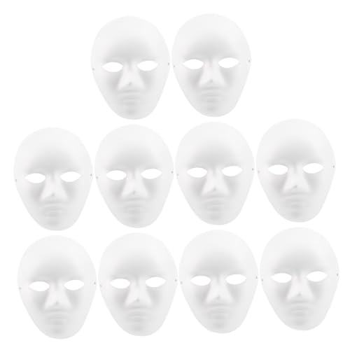 CORHAD Niedliche Blanko-Papiermasken zum Bemalen Embryo-Masken-Requisiten Herren-Maskenbasen Unfertige Stickmasken CORHAD Niedliche Blanko-Papiermasken zum Bemalen Embryo-Masken-Requisiten Herren-Maskenbasen Unfertige Stickmasken von CORHAD