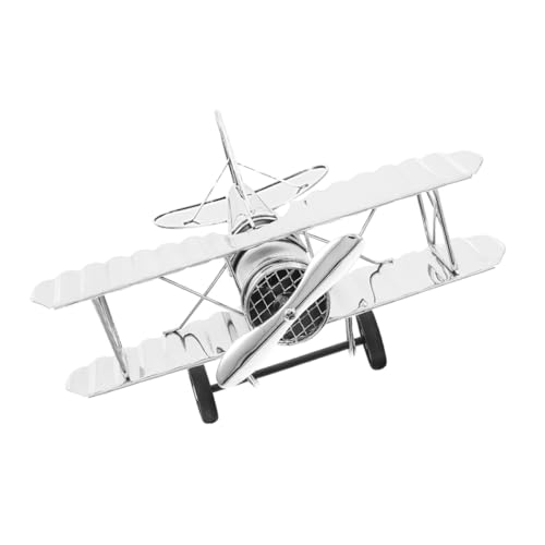 CORHAD Vintage Eisen Flugzeug Modell Retro Figur Metall Miniatur Dekoration für Schreibtisch Wohnzimmer Büro Sammlerstück Stilvolle Tischdeko CORHAD Vintage Eisen Flugzeug Modell Retro Figur Metall Miniatur Dekoration für Schreibtisch Wohnzimmer Büro Sammlerstück Stilvolle Tischdeko von CORHAD