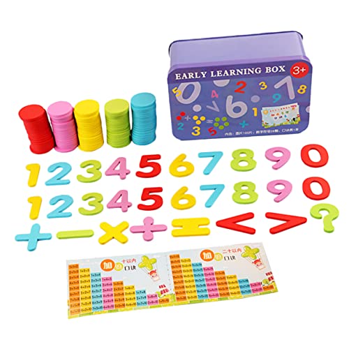 CORHAD Zählspielzeug für Pädagogisches Mathe Lernspielzeug mit Bunten Zählchips für Montessori Zählen und Farberkennung für Ab Jahren CORHAD Zählspielzeug für Pädagogisches Mathe Lernspielzeug mit Bunten Zählchips für Montessori Zählen und Farberkennung für Ab Jahren von CORHAD