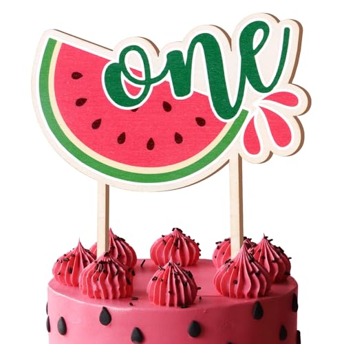 CORNER LACE 1-teilige Wassermelone Kuchen Toppers für Mädchen, Cupcake Picks Dekorationen für Sommer Obst Thema Baby Dusche Geburtstag Party Dekorationen Zubehör CORNER LACE 1-teilige Wassermelone Kuchen Toppers für Mädchen, Cupcake Picks Dekorationen für Sommer Obst Thema Baby Dusche Geburtstag Party Dekorationen Zubehör von CORNER LACE