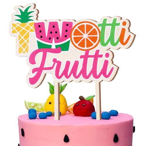 CORNER LACE Twotti Frutti Kuchen Topper, Obst Thema Sommer 2nd Geburtstag Cupcake Pick Party Dekorationen Supplies Backdrop CORNER LACE Twotti Frutti Kuchen Topper, Obst Thema Sommer 2nd Geburtstag Cupcake Pick Party Dekorationen Supplies Backdrop von CORNER LACE