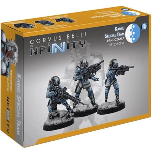 Corvus Belli S.L.L. Infinity Miniatures – Infinity: PanOceania Karhu Special Team – kompatibel mit Infinity und anderen Tabletop-RPG TTRPG Corvus Belli S.L.L. Infinity Miniatures – Infinity: PanOceania Karhu Special Team – kompatibel mit Infinity und anderen Tabletop-RPG TTRPG von Corvus Belli