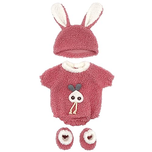 COSDOLL Puppenkleidung Hase für Babypuppen 40-45 cm, Puppen Kleidung für Puppen Jungen und Mädchen von COSDOLL