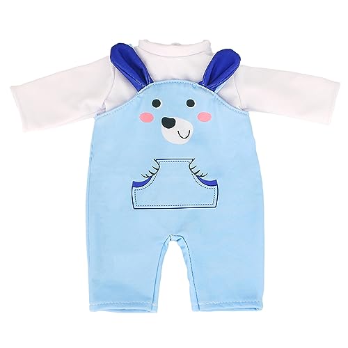 COSDOLL Puppenkleidung für Babypuppen 35-45 cm, Schön Strampler mit Kapuze und Rock für Puppen Jungen und Mädchen (D, 35-40cm) von COSDOLL