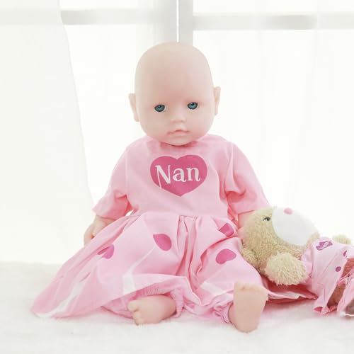 COSDOLL Reborn Puppe 43 cm - Realistische Silikon Baby Girl Lebensechte Babypuppen, Reborn Puppe Vollsilikon Geschenke Für Mädchen Kinder 6+ von COSDOLL